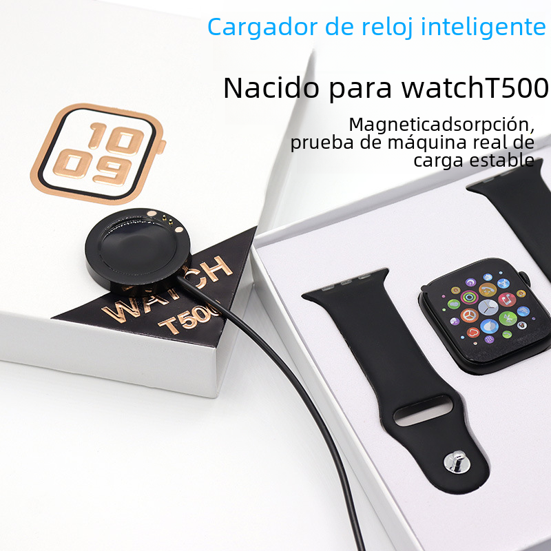 Huaqiang Norte T500/X7 base cargador reloj inteligente 2pin pin 4mm espaciamiento T55 + Pro Cable de Carga