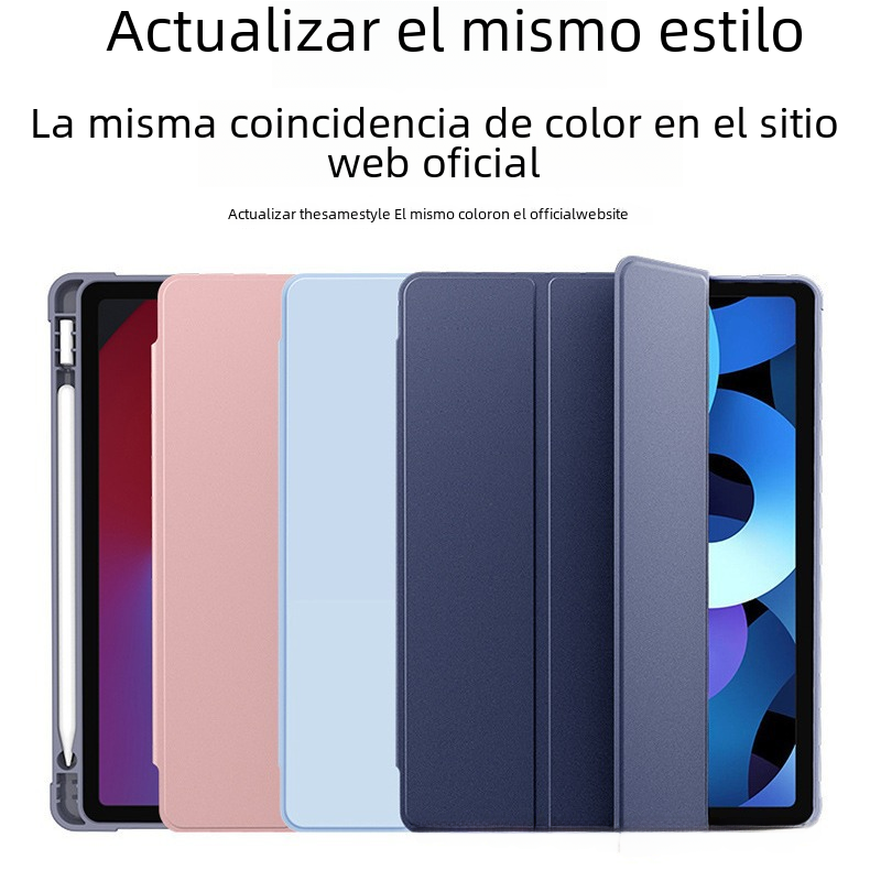 Adecuado para funda protectora para ipad, ranura para lápiz, tableta 10.9Air5, carcasa protectora magnética pro11 pulgadas, funda protectora ipad9