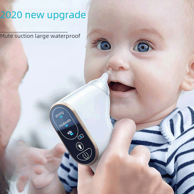 Cross-border electric internal and external waterproof nose cleaner for babies, infants, and newborns with silicone soft tip cleaner