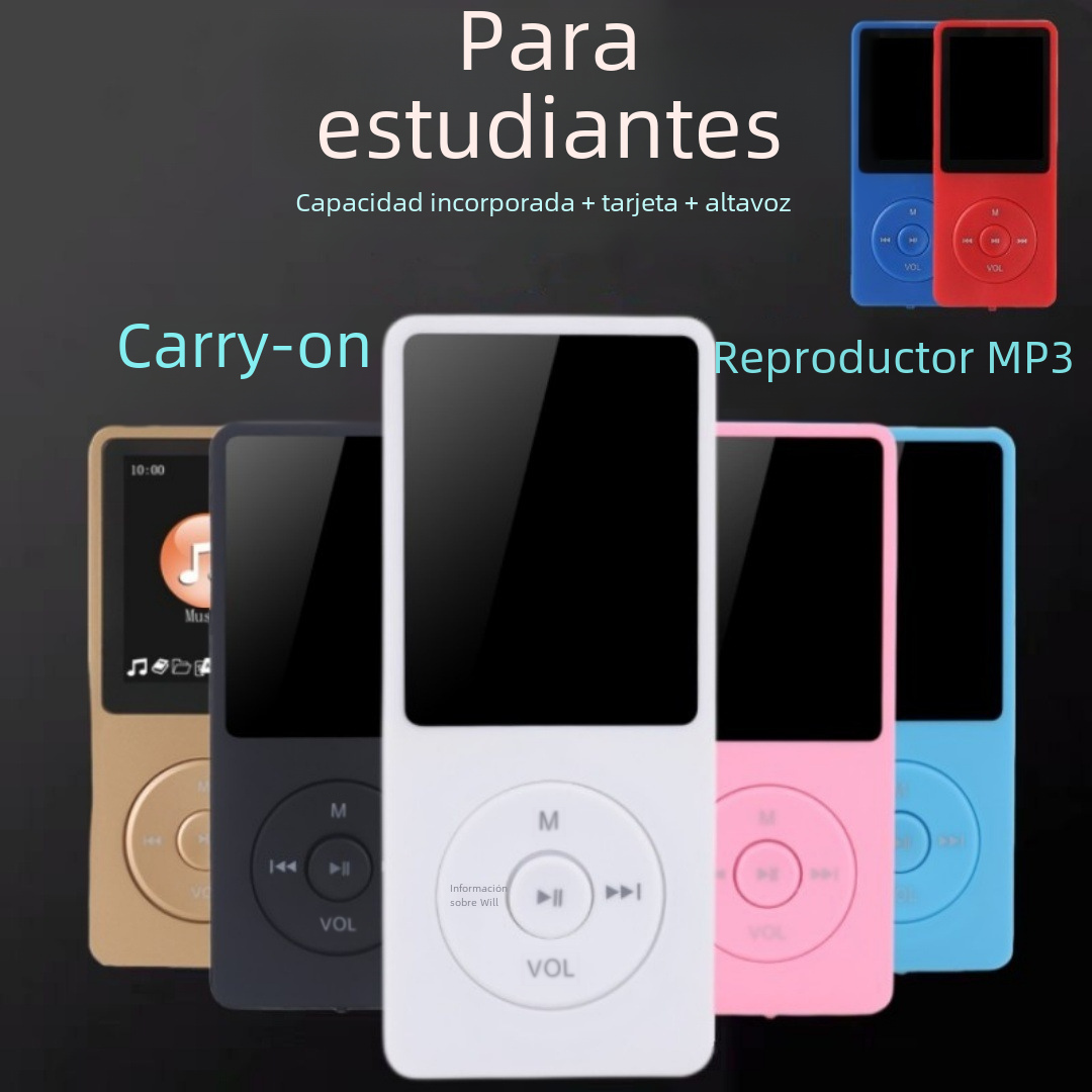 Fábrica al por mayor reproductor de MP3 estudiante versión MP4 Walkman música escuchar música lectura novela diccionario Grabación en inglés