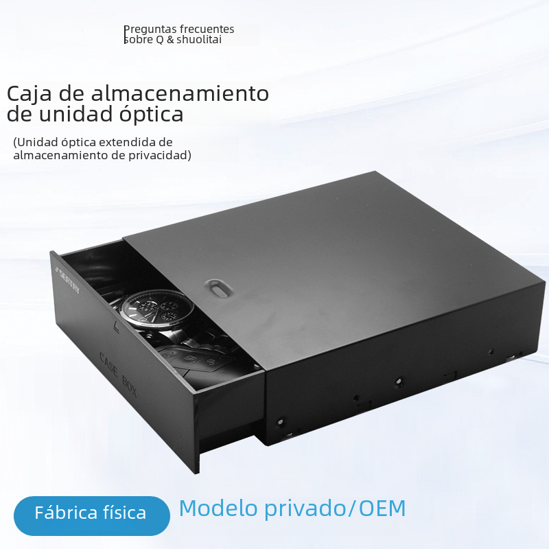 Shuolitai caso de accesorios caja de almacenamiento de cajón caja de almacenamiento de accesorios digitales caja de la máquina de posición de la unidad de luz de escritorio