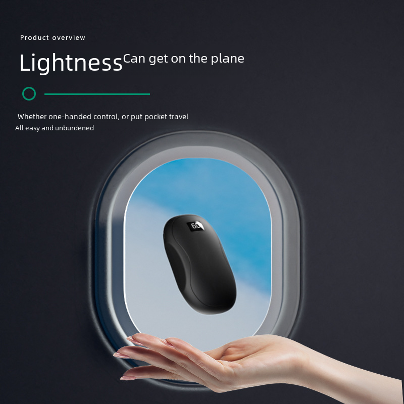 新款跨境數顯暖手寶充電寶二合一USB充電辦公環境戶外運動三檔