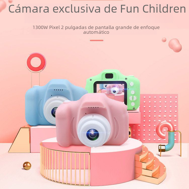 Transfronterizo X2 nueva cámara Q5 mini cámara digital SLR de doble lente funda de goma cámara micro de moda portátil simple
