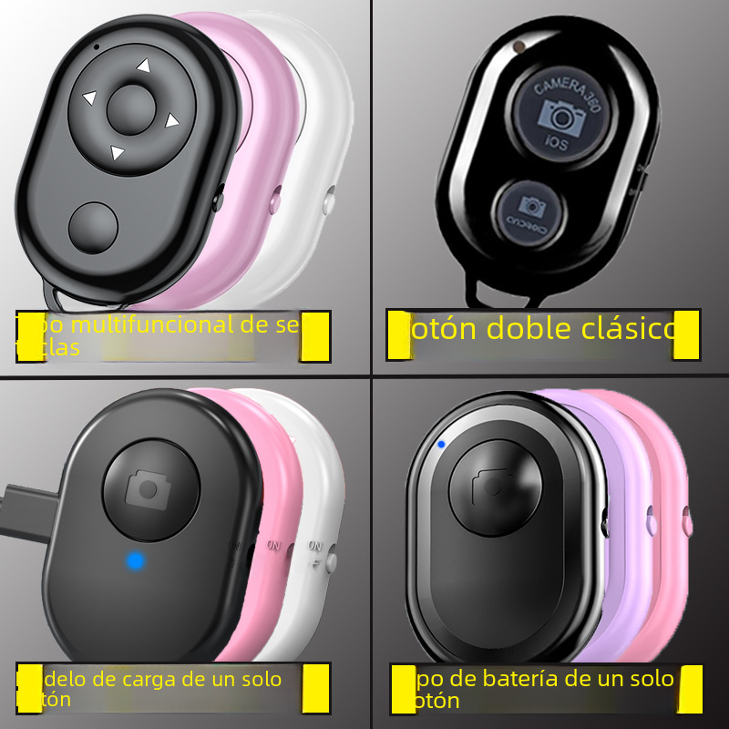 Control remoto inalámbrico para fotografía, dispositivo Selfie móvil con Bluetooth, herramienta de liberación de obturador de cámara Turner Liker