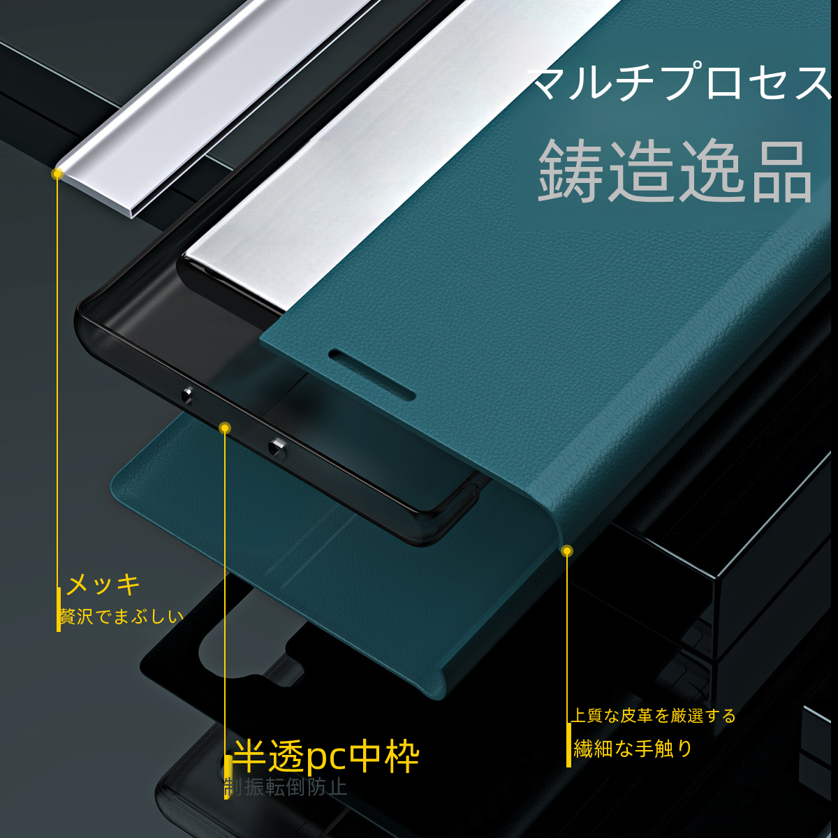 電着スタンド電話ケース S23fe S22ultra 第 4 世代サイドウィンドウ吸引レザーケース M14 保護カバー|undefined