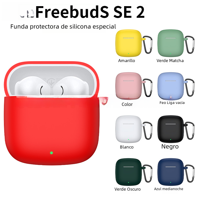 Funda protectora de silicona para Huawei Freebuds Se2, auriculares Bluetooth, funda integrada a prueba de golpes para auriculares Huawei