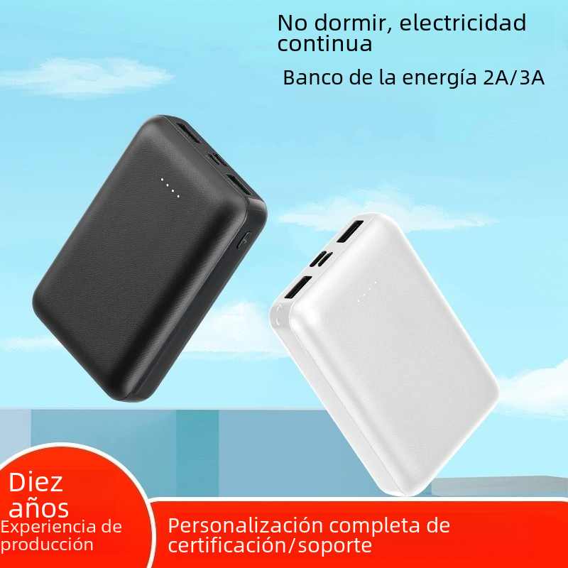 PSE UL 10000 mA 5 V3A no sueño ininterrumpido pequeño banco de potencia de calefacción de energía móvil actual