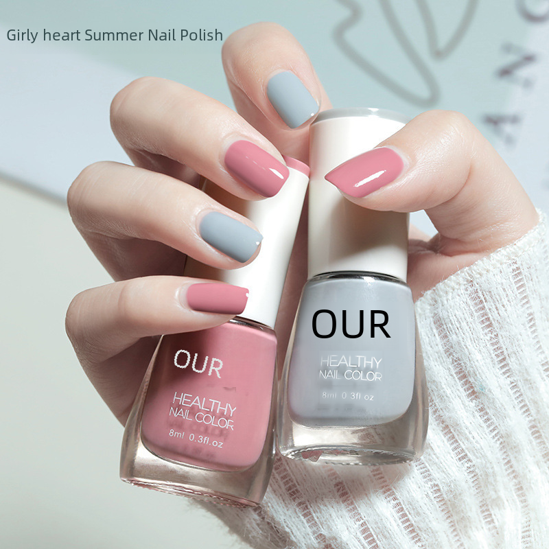 New Water-based Nail Polish, No-bake, Peelable, Long-lasting, Fast-drying Nail Polish for Students and Children, Cross-border Nail Polish Wholesale