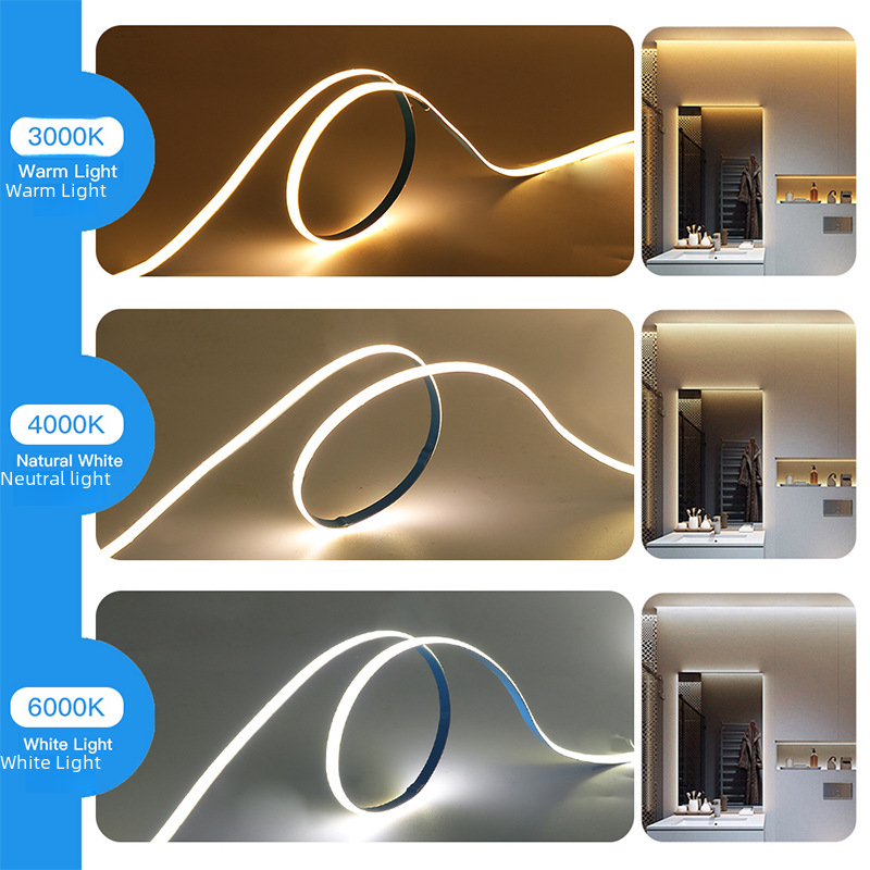 USB燈帶5V燈帶COB燈帶觸摸調光320燈/米DC5V LED COB Strip Light
