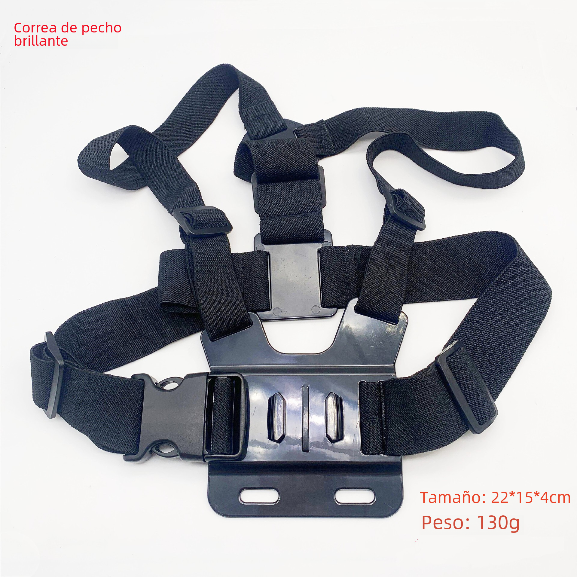 Gopro12 Dajiang Lingyan B correa para el pecho deportes accesorios de la Cámara teléfono móvil pecho transmisión en vivo correa de hombro fija