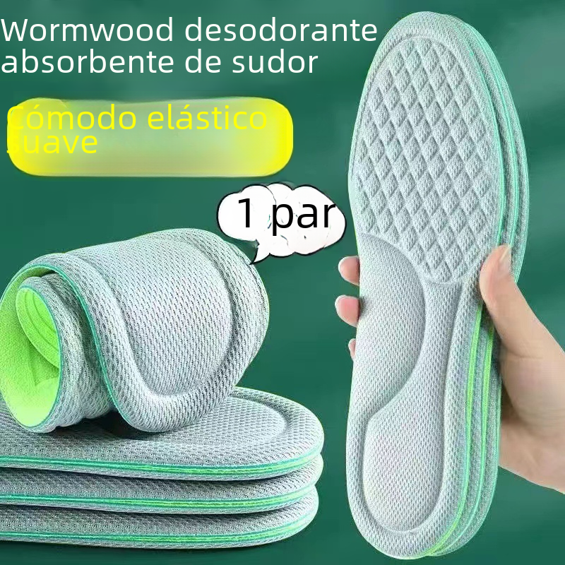 Plantilla de desodorante de verano para hombres y mujeres desodorante transpirable absorbente de sudor anti-pie Fondo suave cómodo antideslizante sudor pies