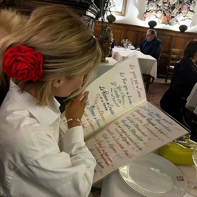 Unique designer rose clip shark clip for girls with a French style