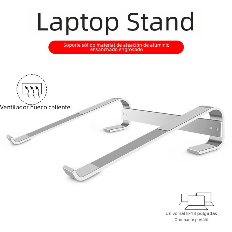 Soporte para portátil de escritorio portátil soporte de aleación de aluminio fabricante soporte para Apple transfronteriza al por mayor transfronteriza
