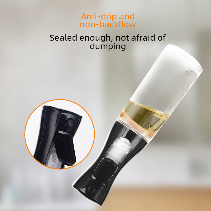 Kitchen household press air fryer olive cooking oil high pressure atomized oil spray bottle