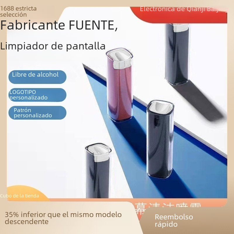 Limpiador de pantalla del teléfono móvil tableta digital pantalla de control central del coche súper terciopelo cepillo de limpieza 10ML suplemento líquido