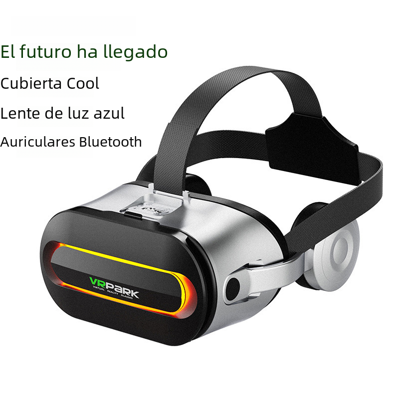 Nuevo VRPARK gafas todo en una máquina transfronteriza VR inalámbrico HD película inteligente cabeza desgaste caja fábrica VR gafas
