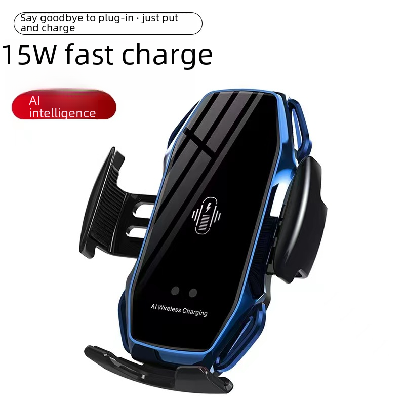 A5 car wireless charging mobile phone holder infrared automatic induction opening and closing cross-border wholesale car supplies cross-border wholesale