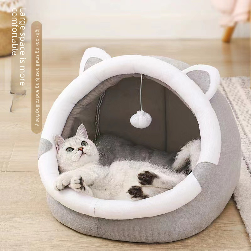 Suitable for cats and dogs, cat kennel for all seasons, cat Jiji cat house and kennel, internet celebrity cat villa, small dog closed cat kennel factory