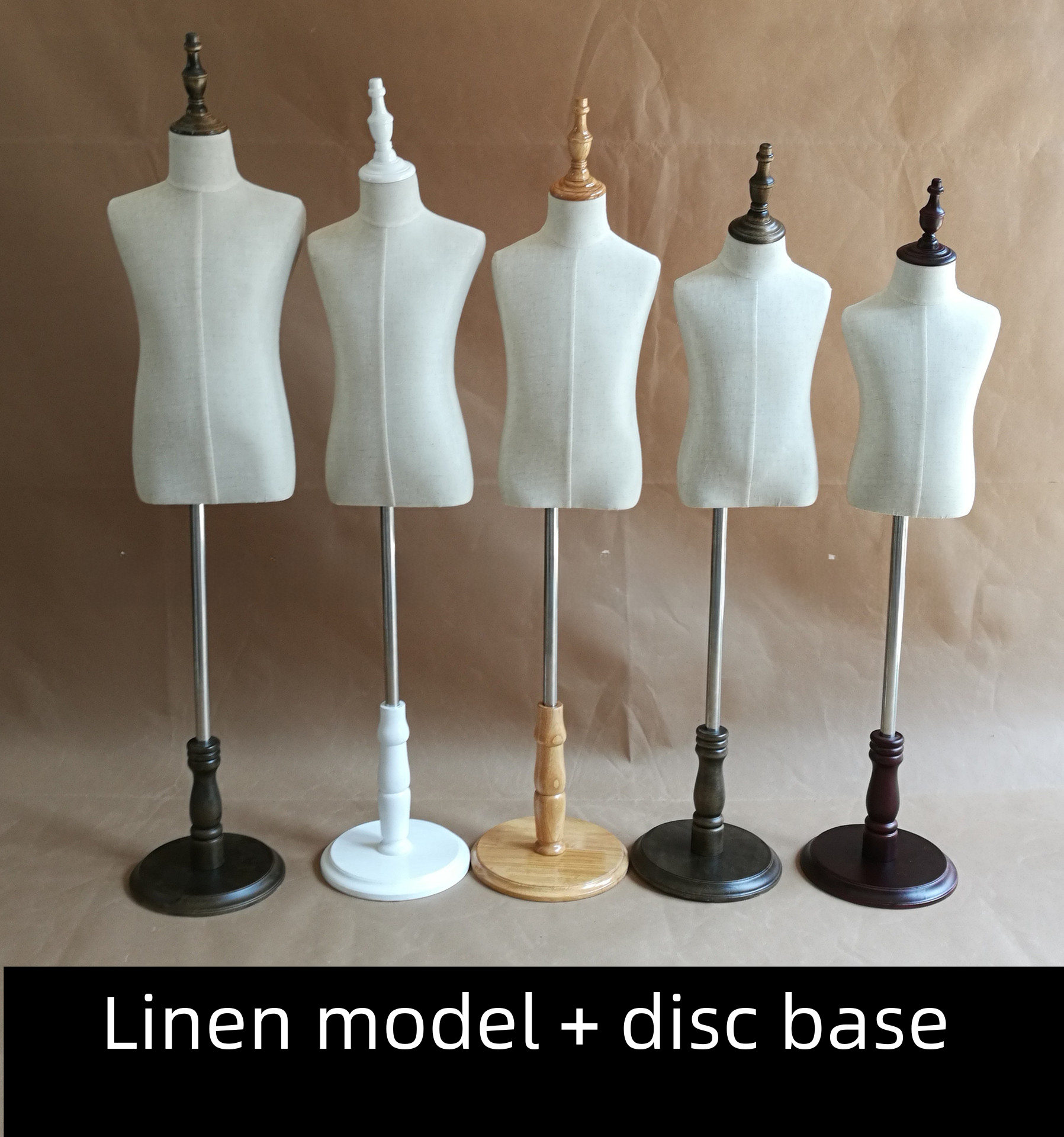 Wholesale children's model fabric clothing store window half-body human display rack photography prop