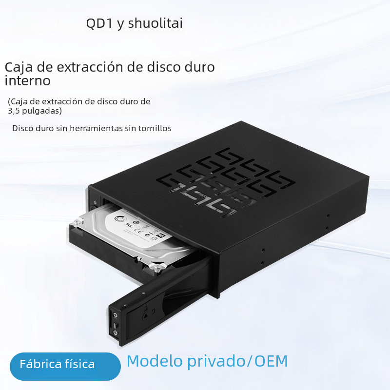 Shuolitai tornillo-libre instalación sin herramientas de extracción de disco duro caja de extracción de disco duro estante de metal estante caja