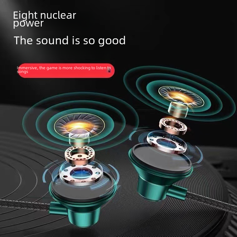 金屬耳機type-c入耳式有線高清音質耳機HIFI線控手機電腦遊戲耳塞