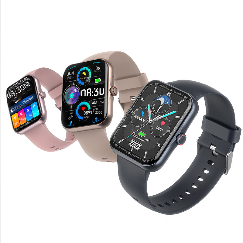Cross-border S80pro pantalla curva reloj inteligente con un solo clic Bluetooth llamada Frecuencia Cardíaca oxígeno en la sangre monitoreo del sueño reloj ligero