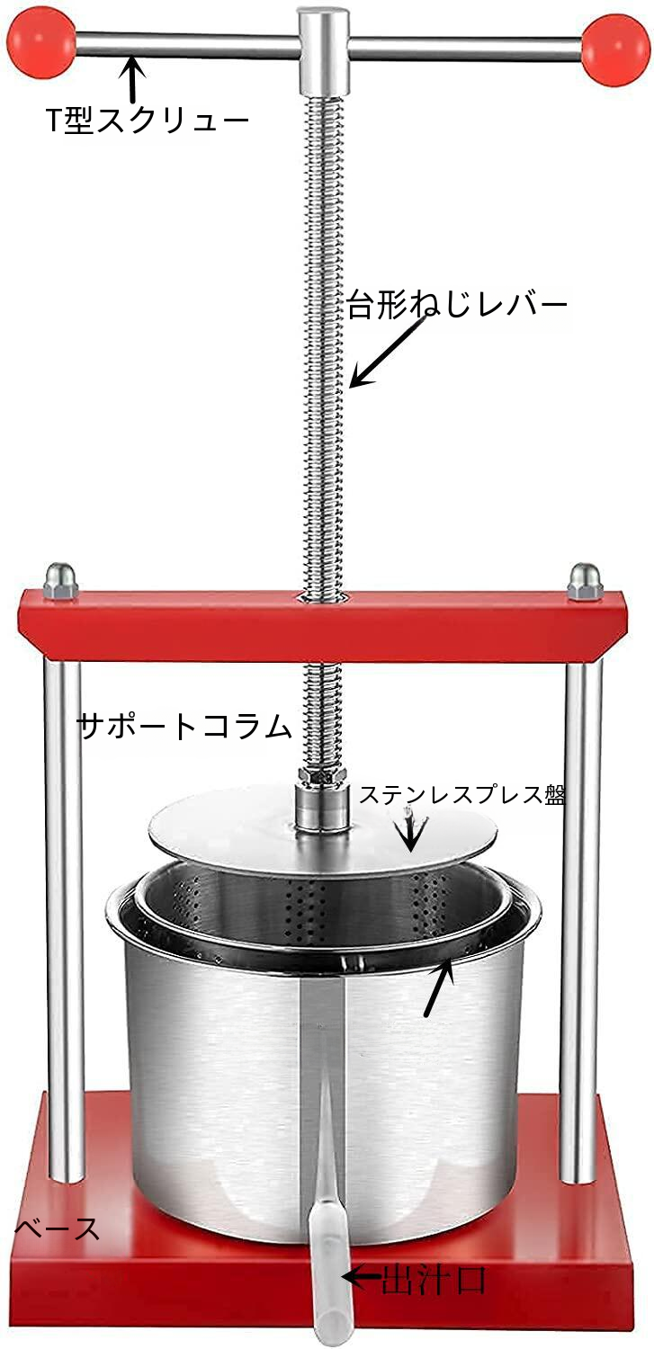 家庭用手動ステンレス鋼ジューサー多機能ワイン分離フィルター脱水豆乳パルプ化|undefined