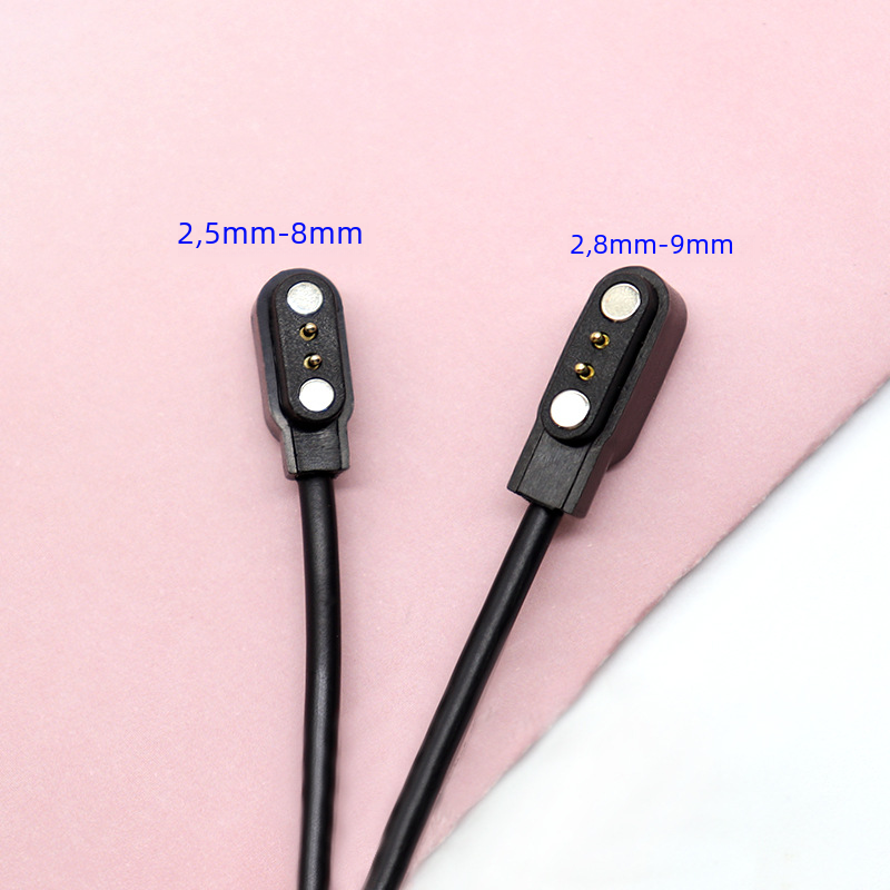 2 contacto HW16 cable de carga magnético 2PIN reloj inteligente para niños HW12 cargador universal magnético 2pin 2,8