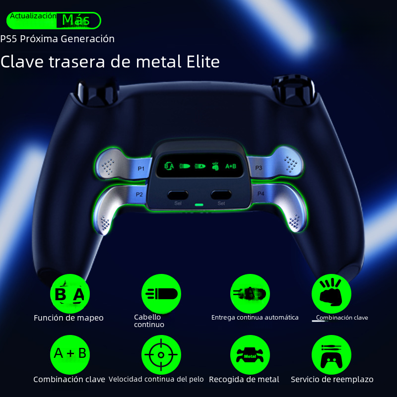PS5 Elite Cuatro llave trasera de la llave trasera clip de nuevo selección controlador CF-M502Edge CHARMFOCUS