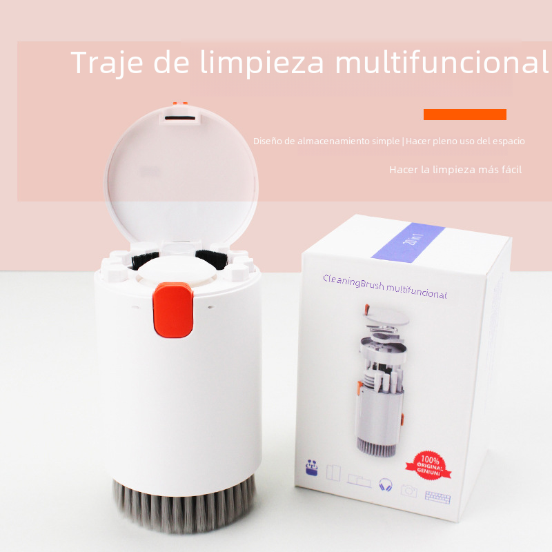 Herramienta de limpieza de teclado de ordenador, pantalla de cámara de teléfono móvil multifuncional, estilo de explosión transfronteriza, traje de auriculares Bluetooth
