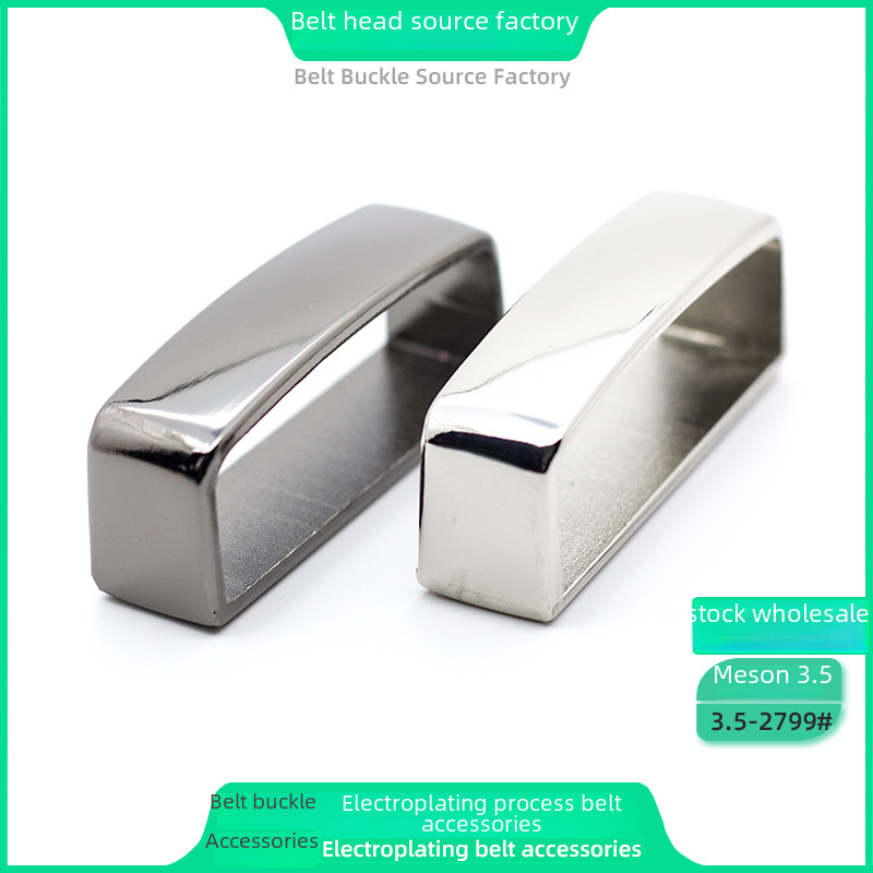 4.0 wide belt buckle head meson belt head ring factory wholesale zinc alloy 35mm metal ring dropshipping