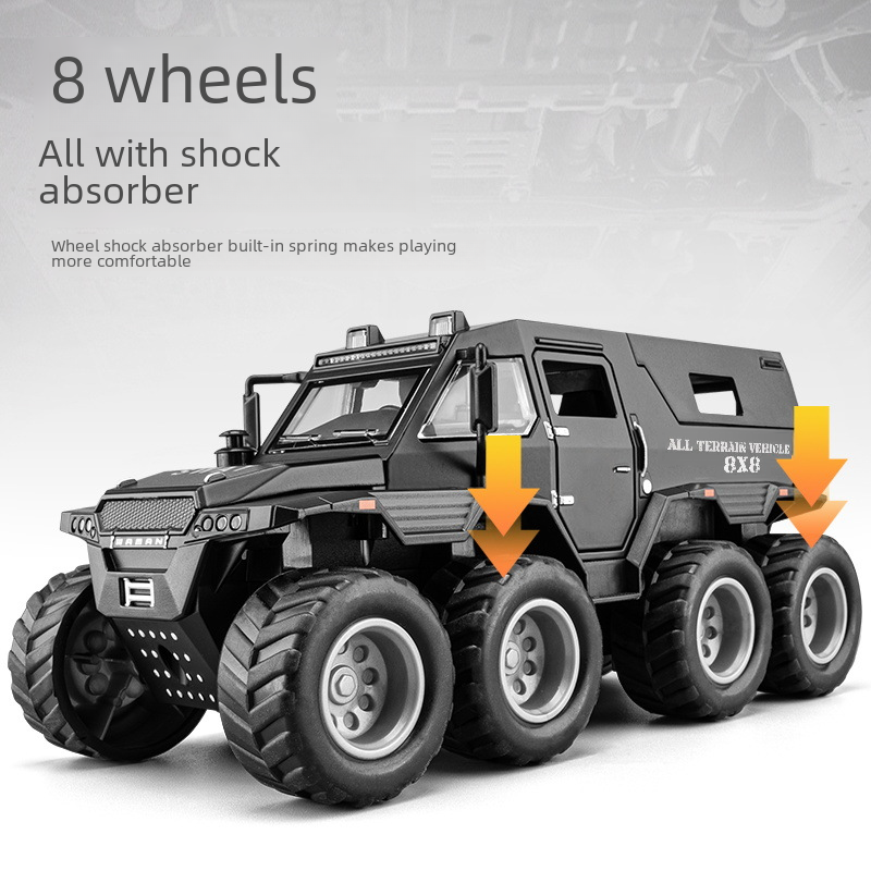 (Boxed) 1:32 Scale Shaman Off-Road Alloy Pickup Truck Model Decor for Children, One Piece Dropshipping