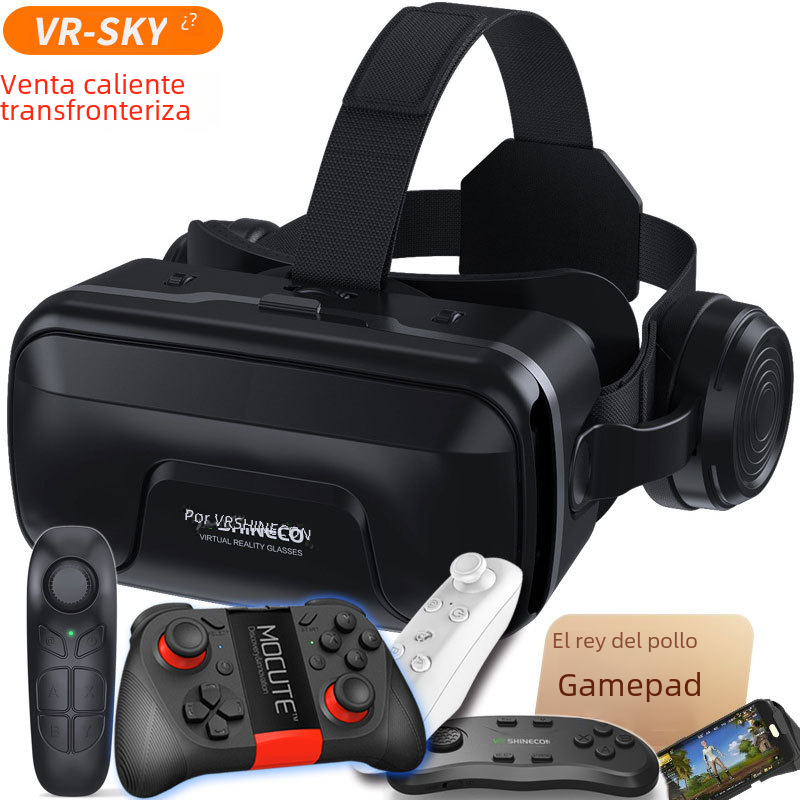 Selección transfronteriza al por mayor realidad virtual vr gafas yuan universo casco shinecon G04EA versión mejorada 3d ojo