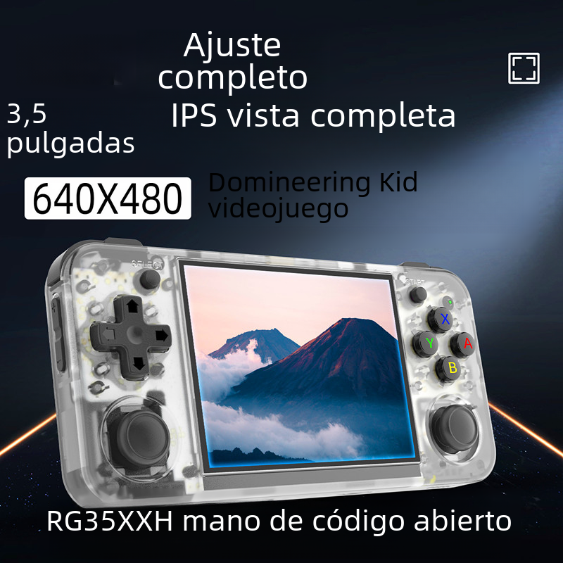 RG35XX H de código abierto portátil PSP arcade WIFI Bluetooth streaming en línea multijugador DC máquina de juego retro