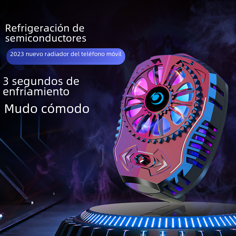 Nuevo Disipador de calor para teléfono y tableta con refrigeración semiconductor, dispositivo de refrigeración para juegos móviles con Clip de succión magnético ajustable de varios niveles