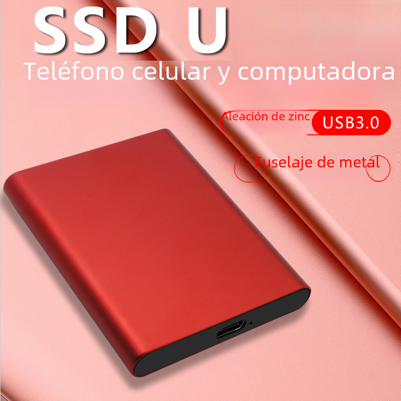 Disco duro móvil multifuncional de estado sólido, disco U de expansión externo de alta velocidad de 2tb para ordenador de teléfono móvil