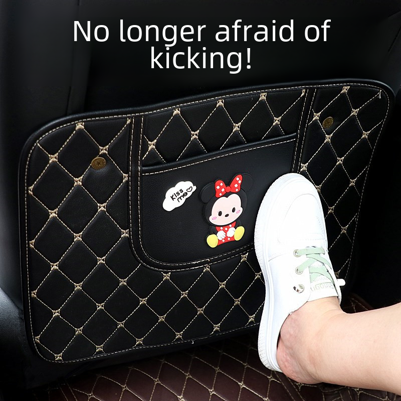 Car seat backrest anti-kick pad children's protective pad for car use anti-dirt protective pad rear seat anti-kick wear pad