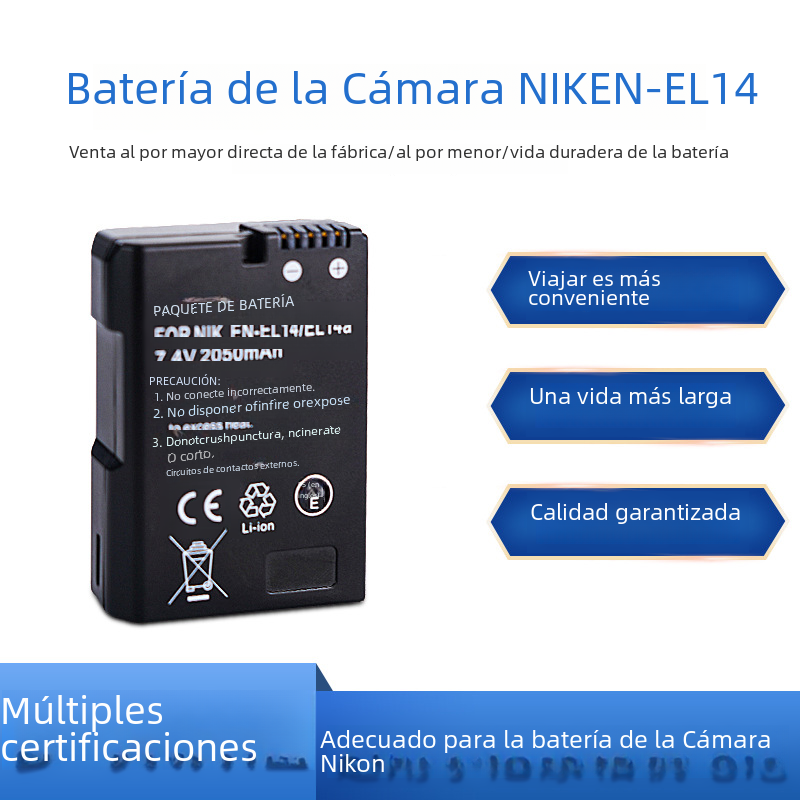 Batería de ordenador/cámara Digital para Canon Eos 5d Mark Ii Nb-4l 1800mah batería de iones de litio de repuesto