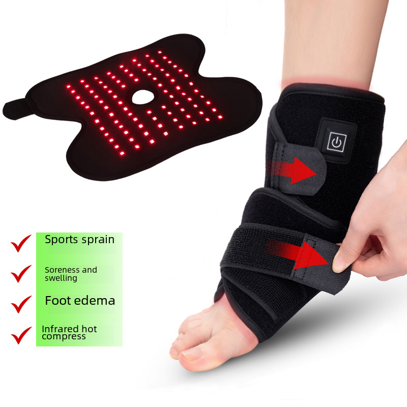 Cross-border infrared ankle heating T048-F wearable foot care red light heat therapy band