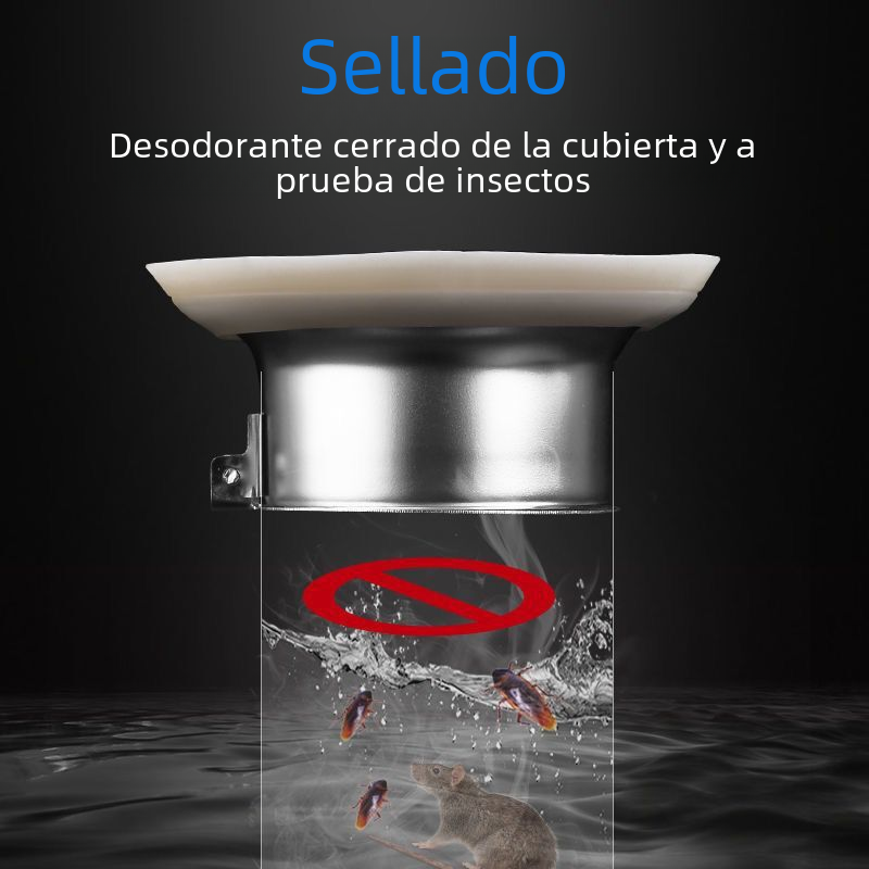 Inodoro en cuclillas sartén desodorante dispositivo anti-olor cubierta de desodorante tipo cuclillas inodoro orinal cubierta anti-ratón desodorante antibloqueo