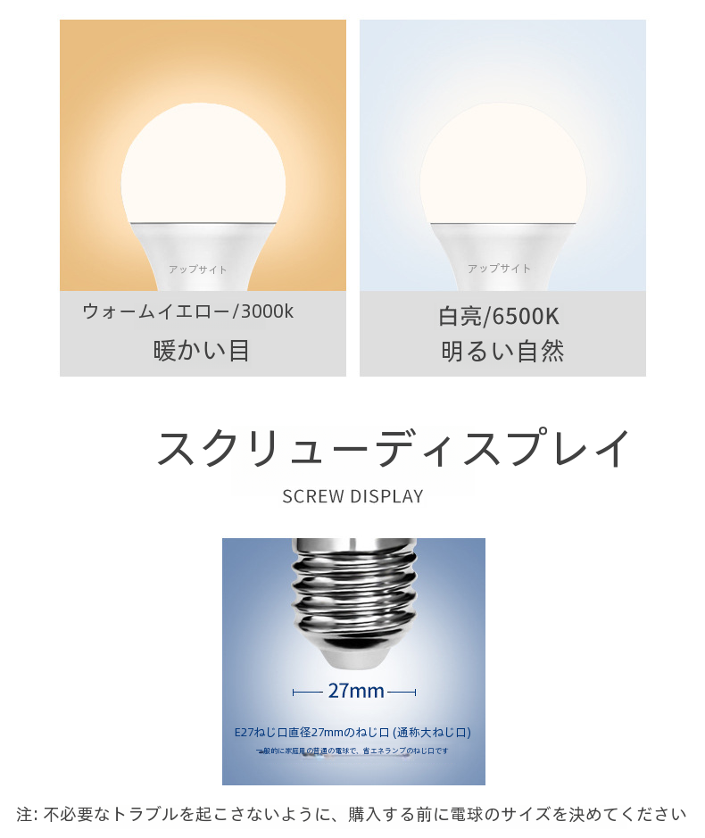 Led 電球 E27 大ネジ口省エネ超高輝度ちらつき目の保護家庭用工場照明|undefined