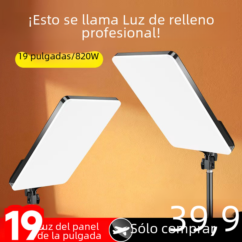 Luz de relleno en vivo fotografía de tiro de iluminación foto ancla dedicada LED estudio en vivo Luz de comida profesional luz suave