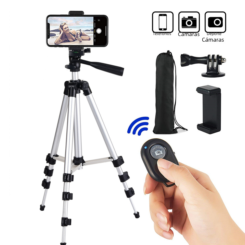 Trípode Universal para teléfono móvil 3110, soporte para fotografía y cámara de transmisión en vivo, trípode para cámara de ordenador Digital