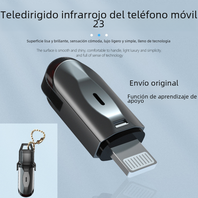 BHOOA aleación teléfono móvil transmisor de infrarrojos inteligente aprendizaje de larga distancia control remoto envío de fábrica