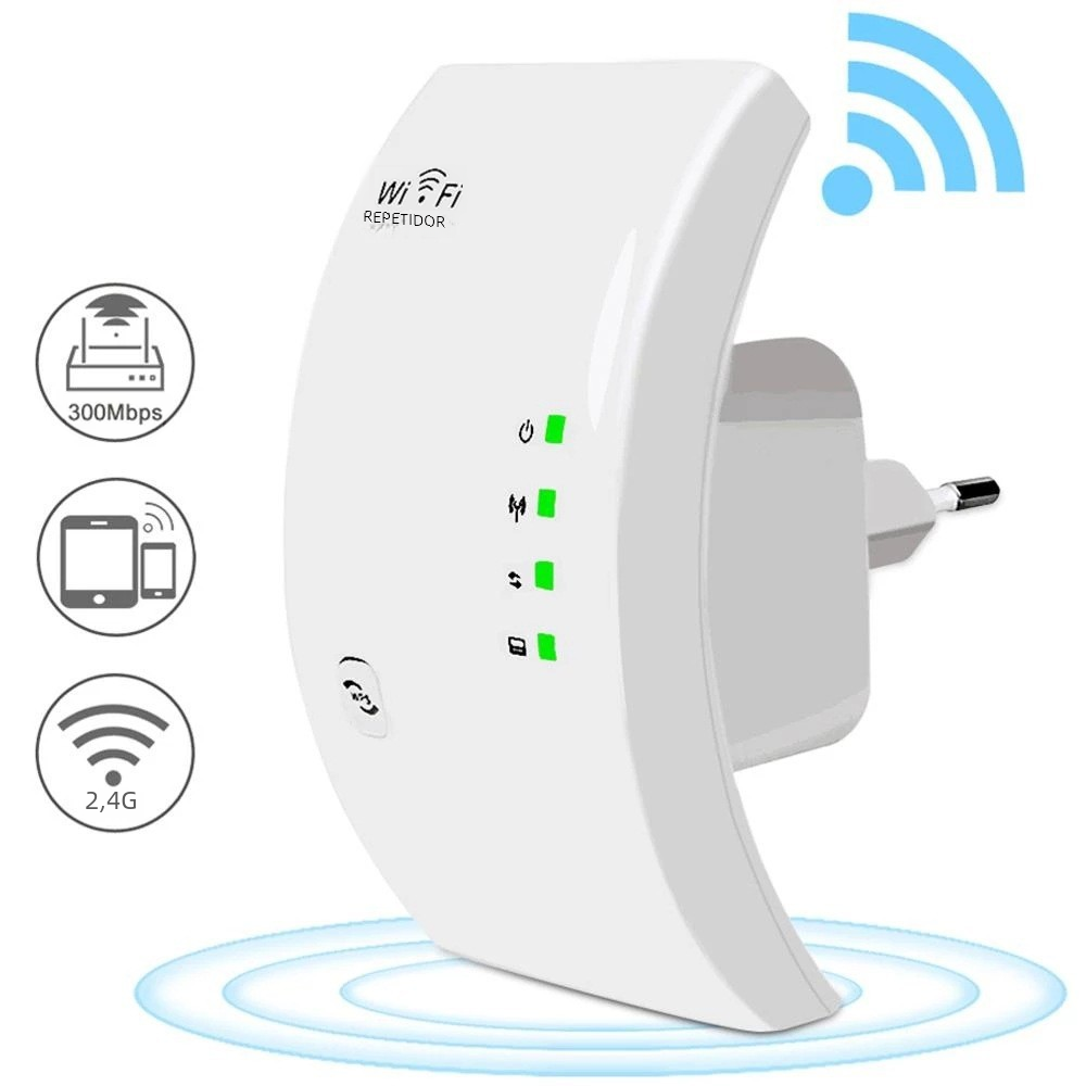 Enrutador Wifi inalámbrico clásico tipo puente, repetidor, amplificador de señal, extensión, dispositivo de red de ordenador Digital, 300m