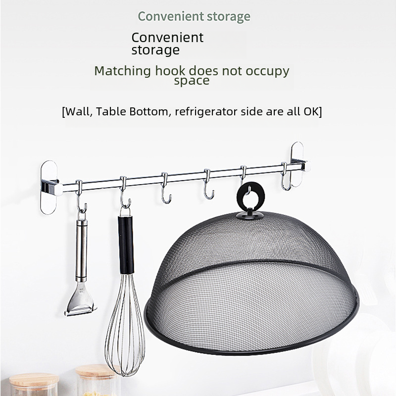 Iron Wire Mesh Multi-Size Vegetable Cover Kitchen Home Use Ant and Insect Proof Food Cover Round and Square