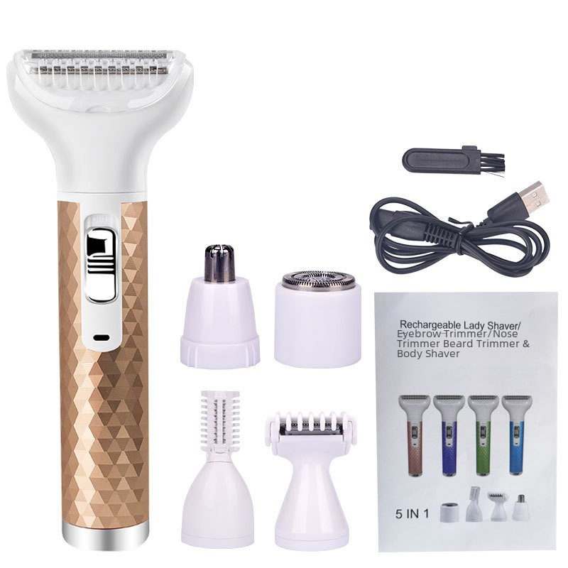 Amazon's new 5-in-1 shaver for women, shaver, mini electric eyebrow trimmer, armpit hair removal device