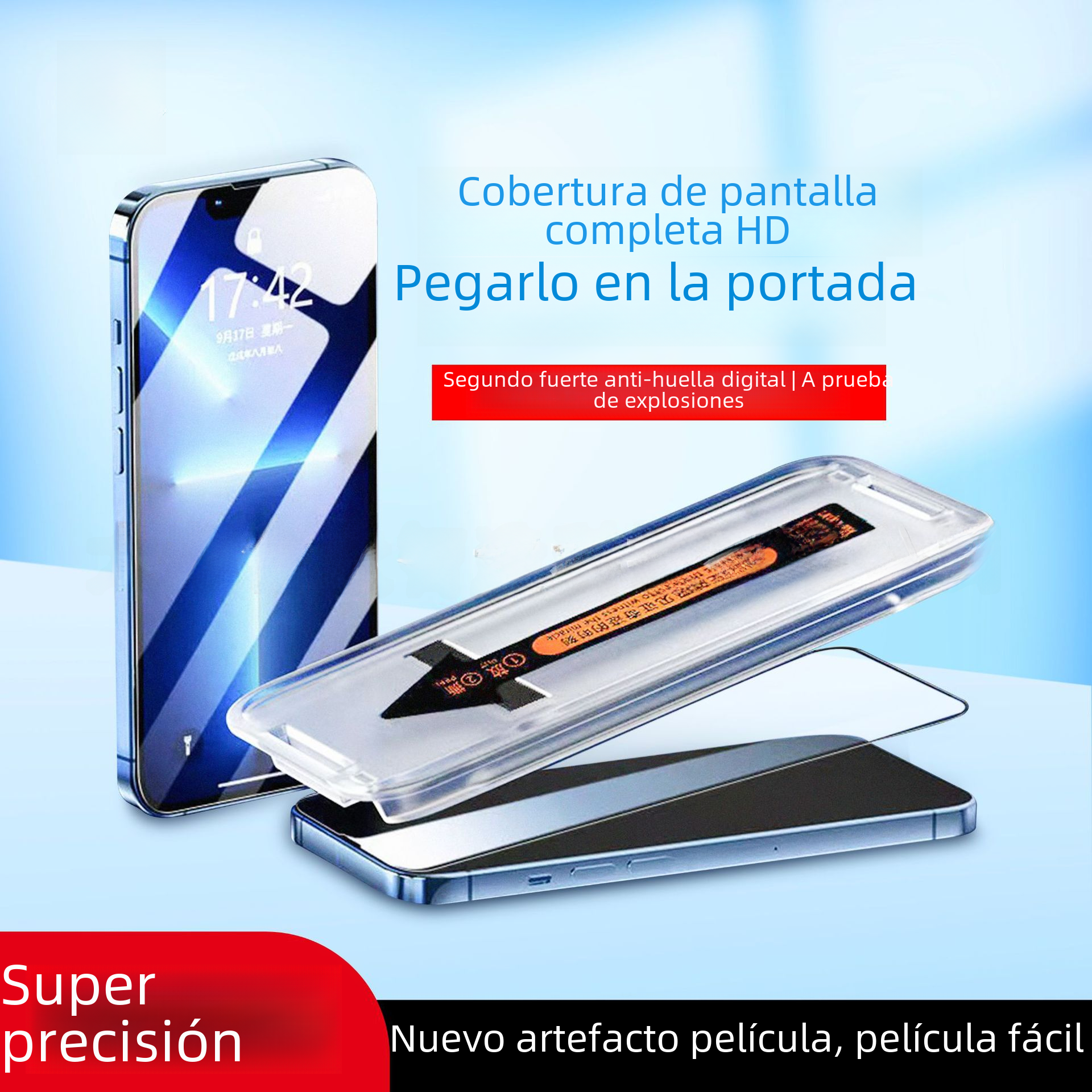 [Hezhong] segunda película Xs para Apple 14 película templada iphone13 Peep-proof 15PROMAX HD resistente a la caída
