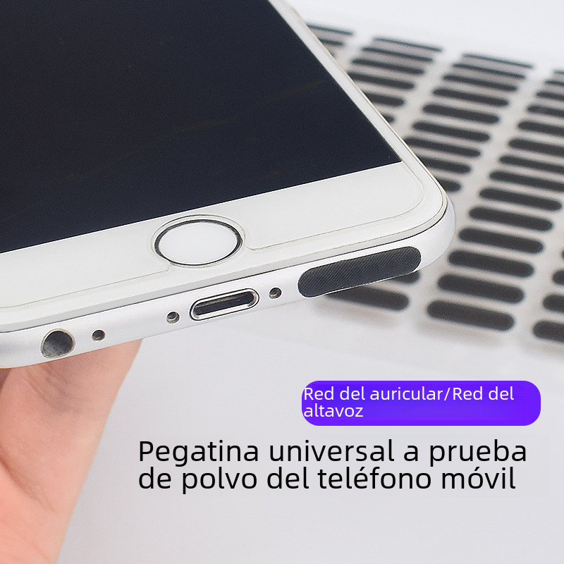 Aplicable a Apple teléfono móvil polvo pantalla altavoz receptor neto universal cubierta de polvo campana boca traje de gasa