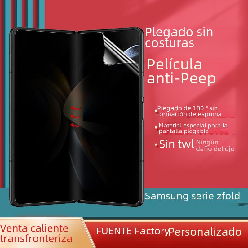 Aplicable Samsung W25/Zfold6 sin costuras pantalla plegable película antipío fold5 HD película antipío película para teléfono móvil